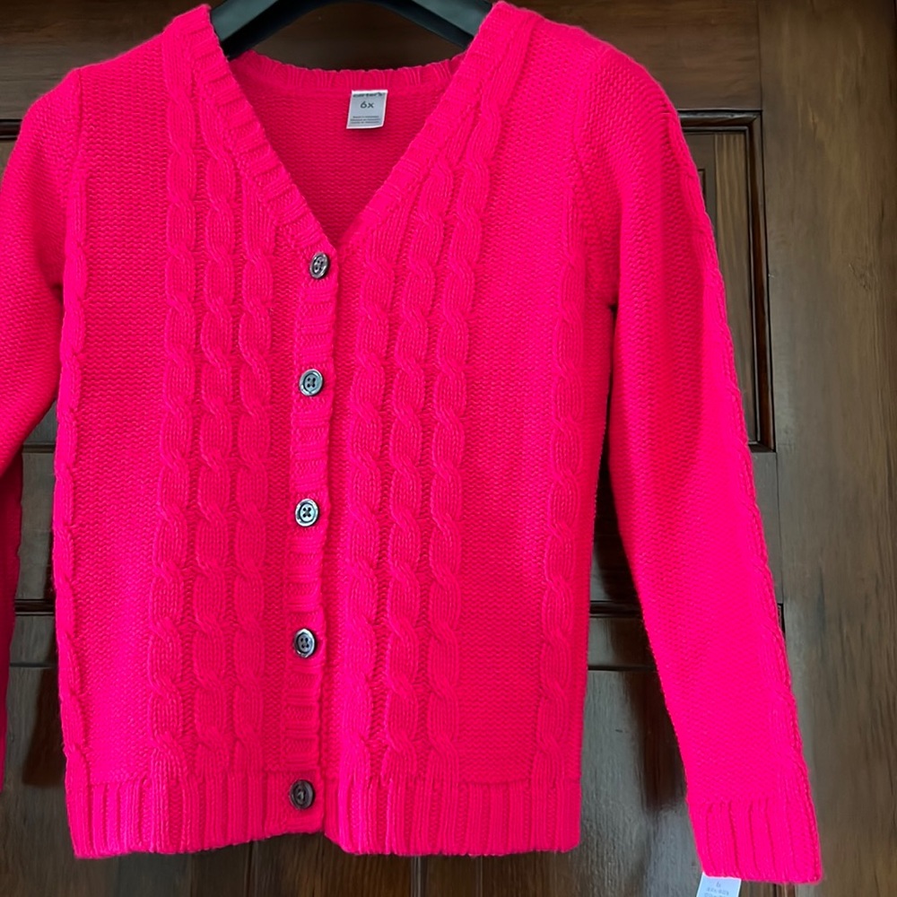 CARTER’S NWT FUSHSIA Knit Sweater Size 6x
